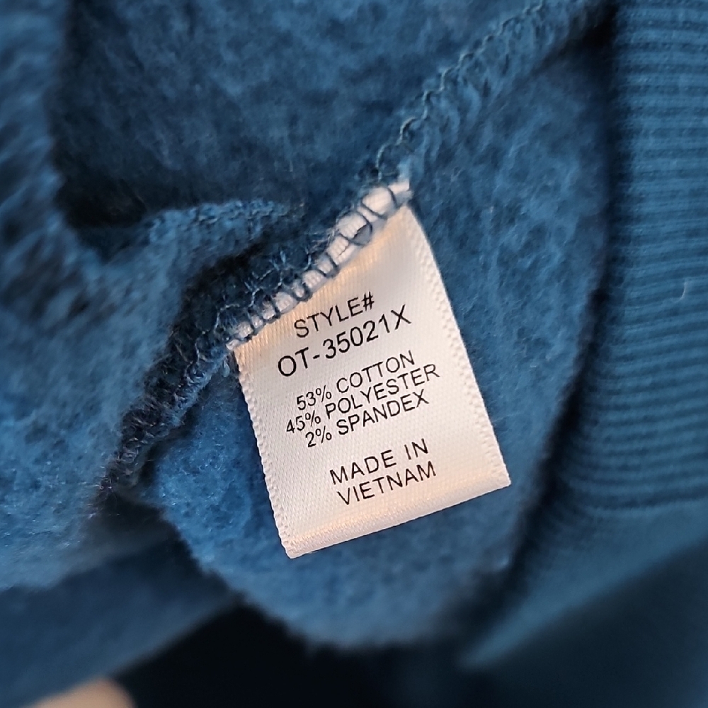 Zenana Outfitters Teal Crew Neck Sweater With Pockets Womens 2X - Picture 6 of 9
